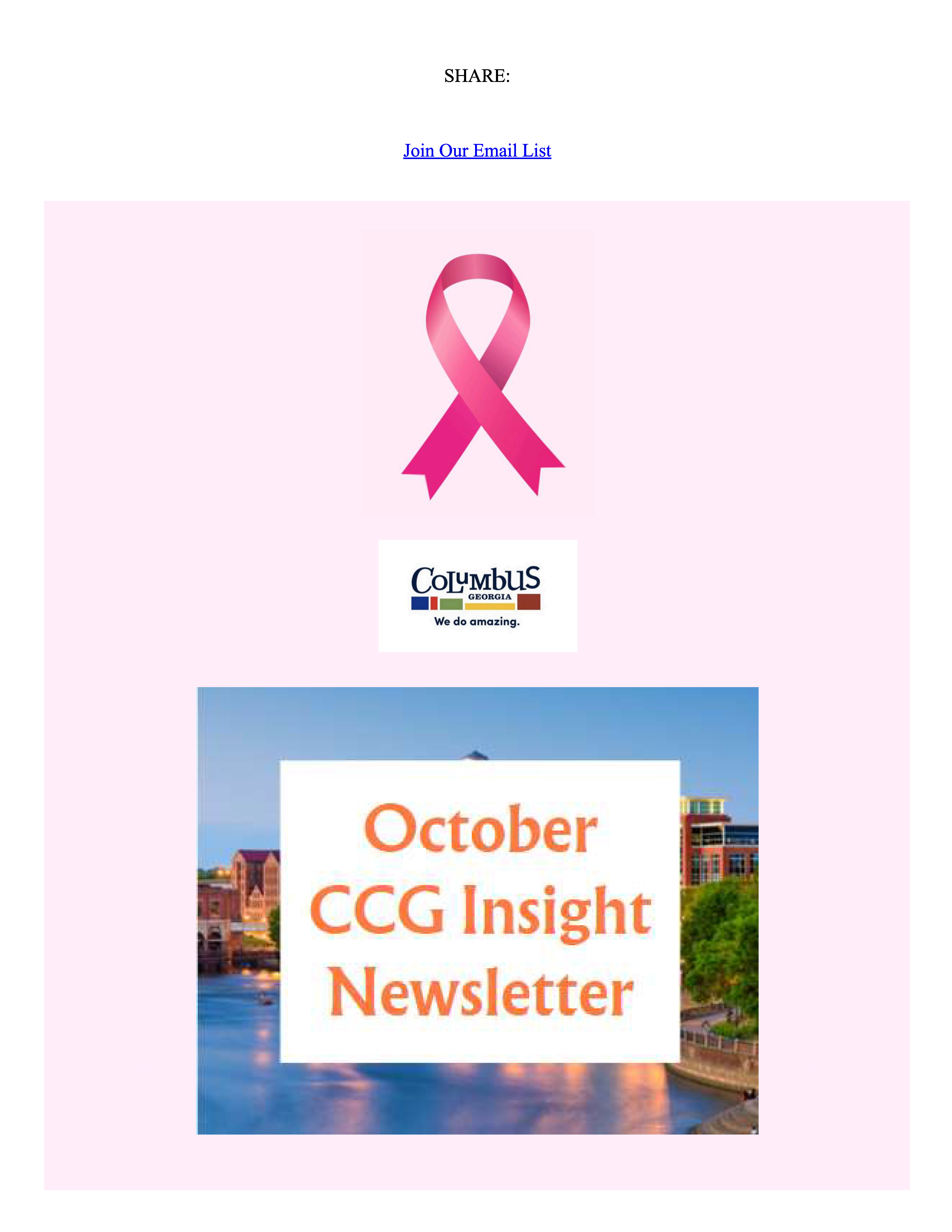 October 2024 CCG Insight Newsletter cover