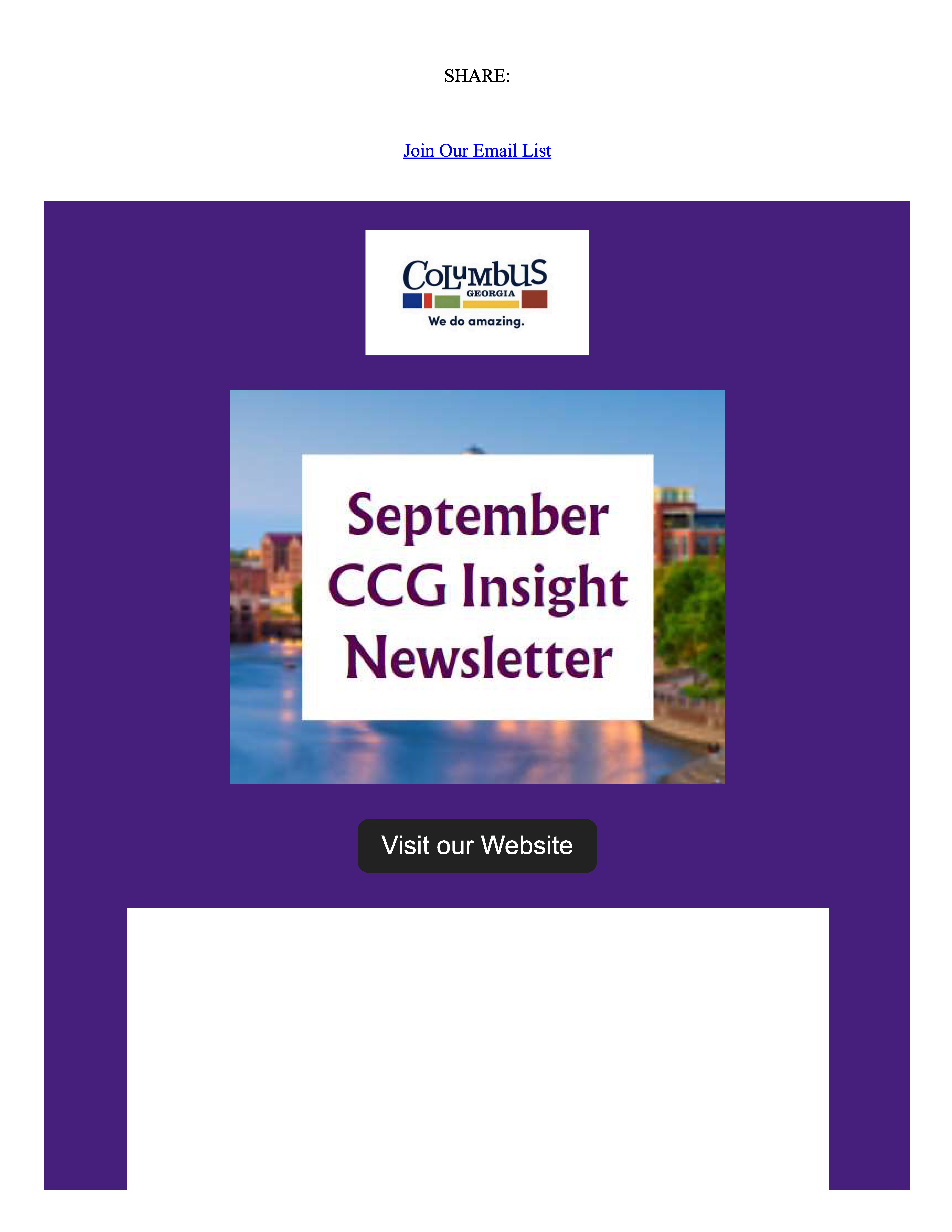 September 2024 CCG Insight Newsletter cover