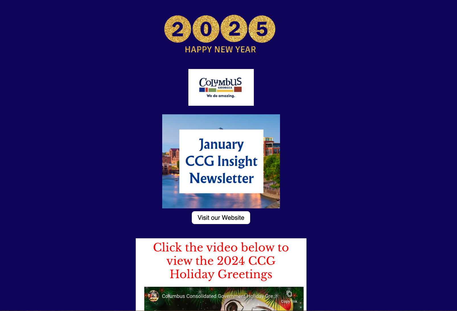 January 2025 CCG Insight Newsletter cover